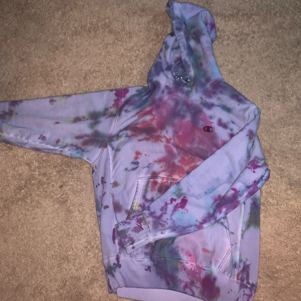Tie-Dyed Champion Reverse Weave